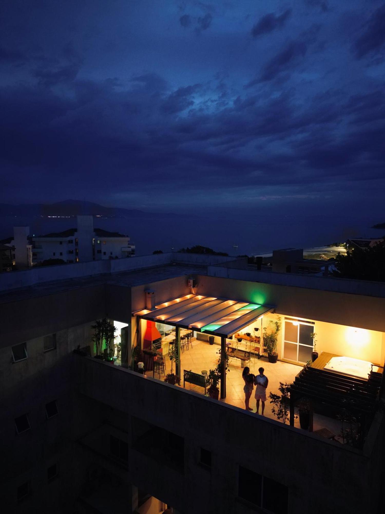 Jurere Cobertura 400M Do Mar Vista Linda Appartement Florianópolis Buitenkant foto