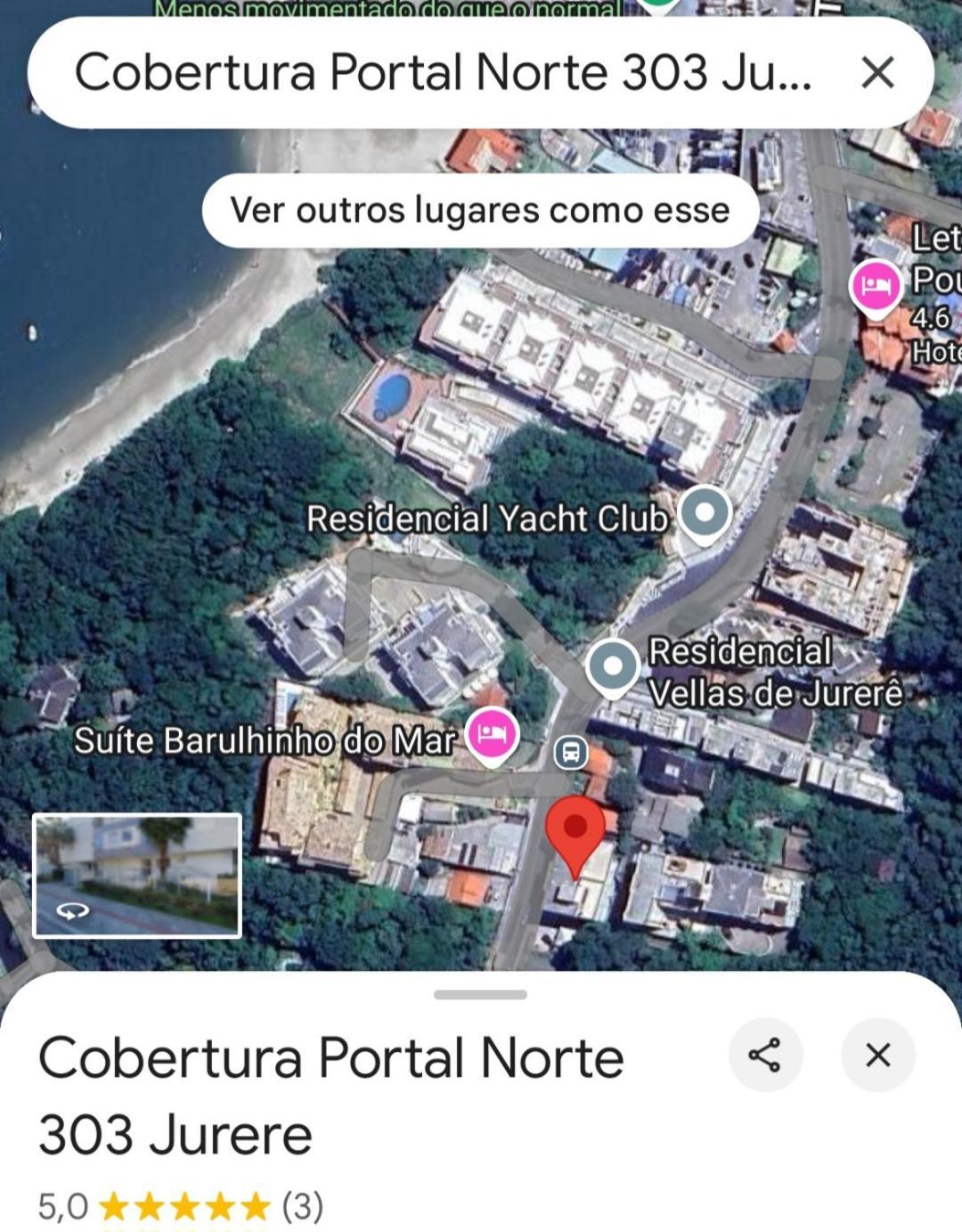 Jurere Cobertura 400M Do Mar Vista Linda Appartement Florianópolis Buitenkant foto